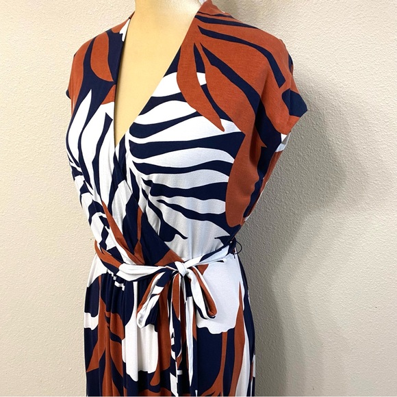 Boden Eleanor Jersey Faux Wrap Maxi Dress 12 - Picture 5 of 10